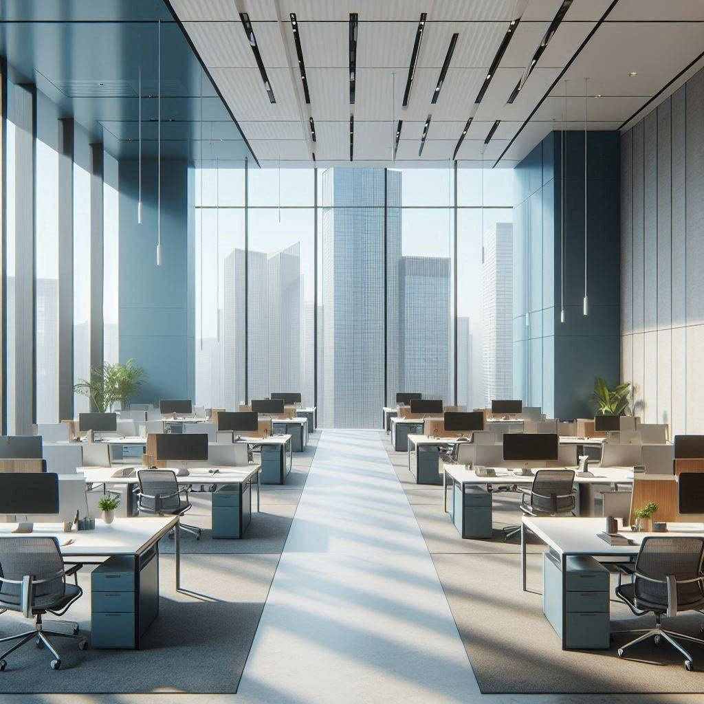 物业集中检修对律师事务所的写字楼办公办公区绿植配置会形成哪些连锁影响